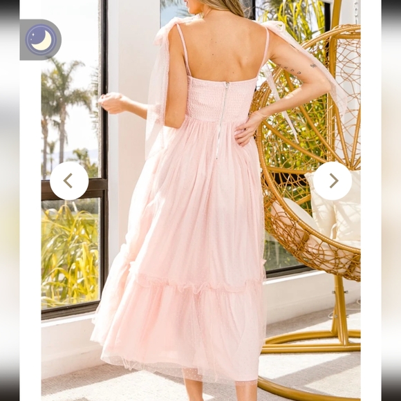 Bibi Pink Tulle Dress - Picture 2 of 8